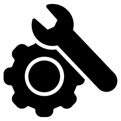 Equipment Icon in Solid Style