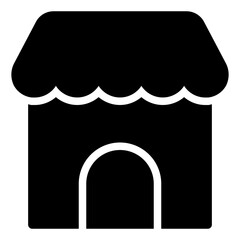 Store Icon in Solid Style