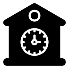 Time Icon in Solid Style
