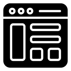 UI Icon in Solid Style