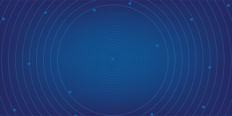 Bright blue dynamic abstract vector background with diagonal lines. 3d cover of business presentation banner for sale event night party. Fast moving soft circle wave line stripe decoration