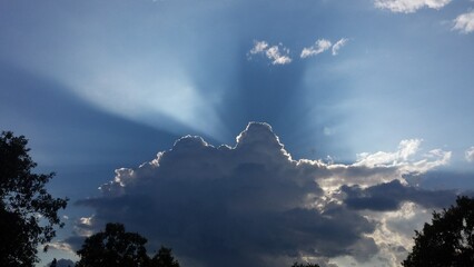 Clouds with Rays