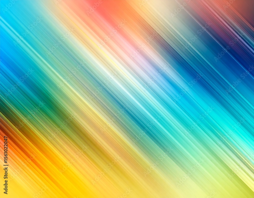 Aufkleber abstract dusty rainbow gradient background with soft diagonal light and subtle glass
