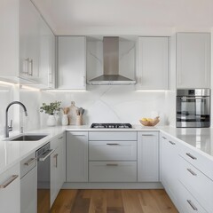 modern kitchen in modern house