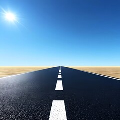 Fototapeta premium road in the sky