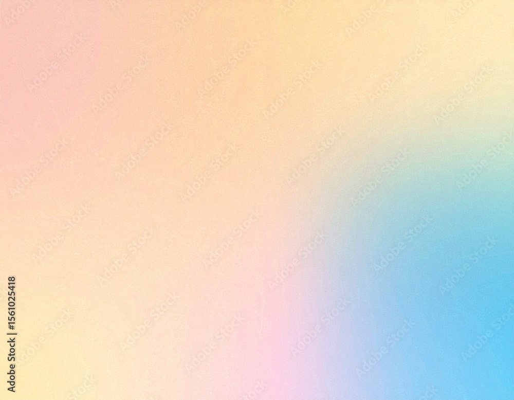 Poster retro gradient background with grain texture. gradient pastel noise dust grain effect