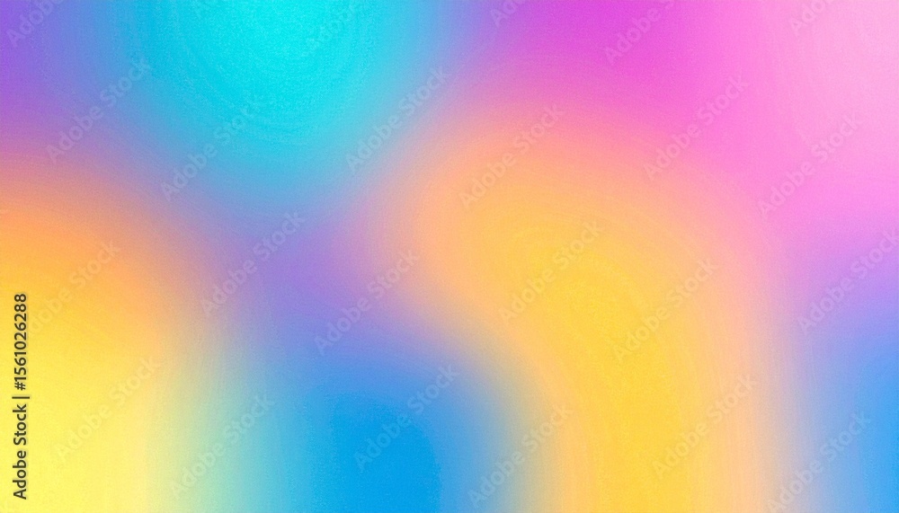 Aufkleber abstract blurred grainy gradient background texture. colorful digital grain dust soft