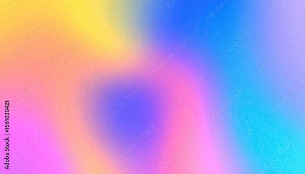 Aufkleber abstract blurred grainy gradient background texture. colorful digital grain dust soft