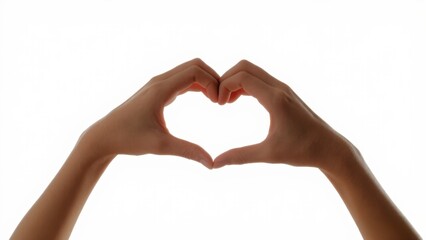 Fototapeta premium hands in heart shape