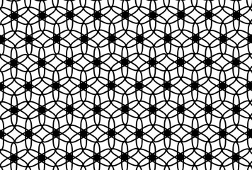 White background with black pattern, Seamless texture for fashion, textile design, on wallpaper, wrapping paper, fabrics and home decor, simple repeat pattern
