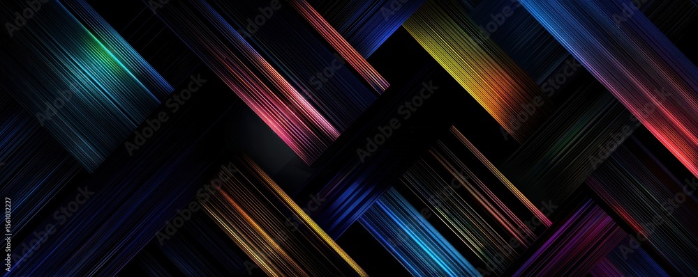 Poster abstract background with geometric patterns and colorful lines for graphic design element geometric 