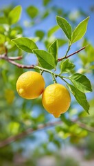 Lemons on a tree branch (1)
