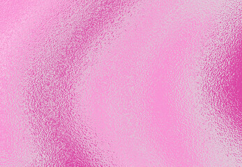 Pink Foil Texture with Crumpled and Shiny Metallic Surface