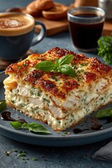 Gourmet chicken lasagna
