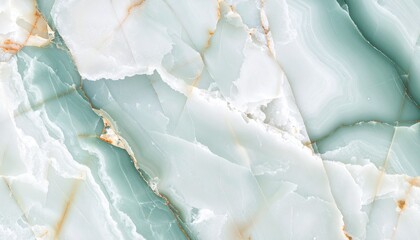 Fototapeta premium Polished onyx marble with high-resolution, aqua tone emperador marble,