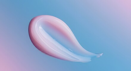 Smooth Pink Cream Swirl Texture, Beauty, and Skincare Product