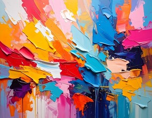 Abstract fluid art acrylic paint pour medium background wallpaper backdrop. 