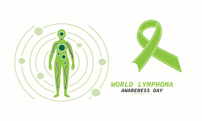 World Lymphoma Awareness Day. Lymphoma Concept Design.