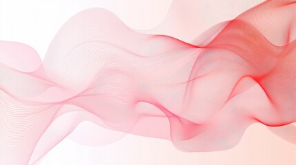 Fototapeta premium Soft Calming Organic Forms with Shifting Gradients on White Canvas