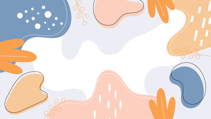 Abstract pink green floral design suitable for backgrounds, greeting cards, textiles, and stationary with a vibrant and feminine aesthetic.