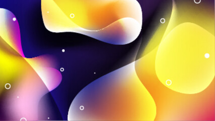 Abstract fluid shapes on dark background. Suitable for backgrounds, banners, and artistic design projects in need of vibrant colors.