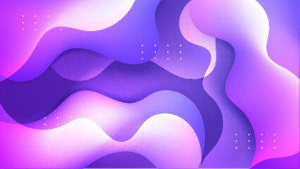 Abstract purple and pink fluid shapes with a gradient effect. Suitable for backgrounds, posters, and modern design projects needing vibrant colors and textures.