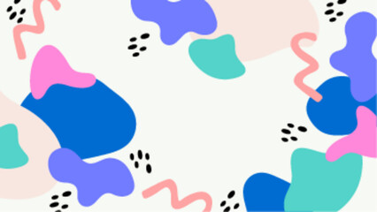Abstract pastel design with organic shapes and lines suitable for background patterns, social media graphics, or modern artistic projects.