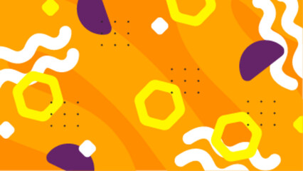 Abstract orange yellow and purple design with vibrant colors, perfect for backgrounds, prints, web designs, and digital artwork projects.