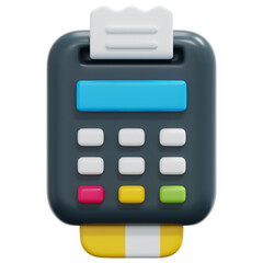 3D Pos Terminal Icon