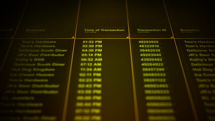 Forensic Examination of Generic Credit Card Transactions - Retro Version