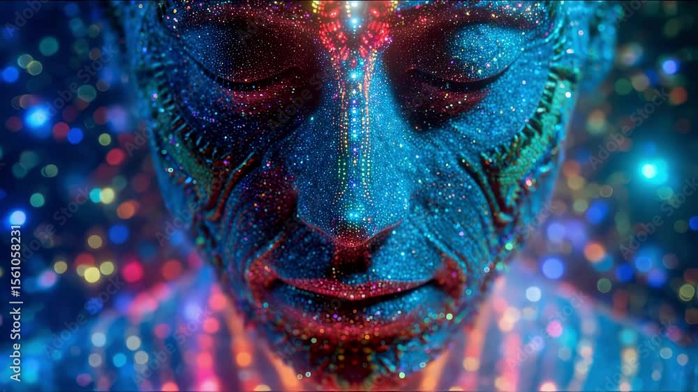 Poster let the mesmerizing visuals of this psychedelic video guide you on an introspective journey of selfd