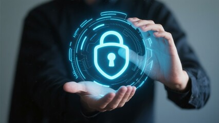 Cybersecurity Protection Digital Shield: Secure Data Privacy and Online Safety with Advanced Technology