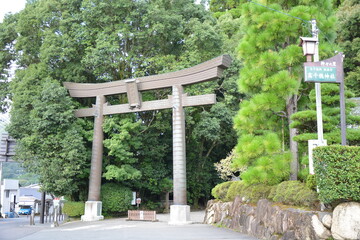 高千穂神社　入口の鳥居
