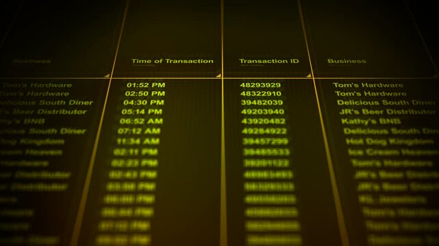 Forensic Examination of Generic Credit Card Transactions - Retro Version