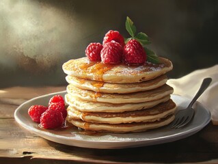 pancakes for breakfast  - ai