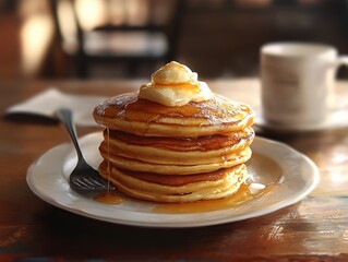 pancakes for breakfast  - ai