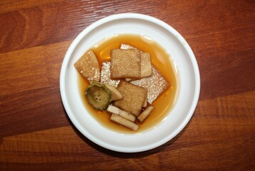 Korean pickles: cucumber and radish jangajji