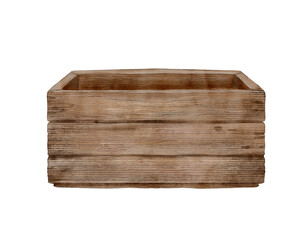 Rustic Wooden Storage Crate Box Perfect for Home Decor and Efficient Organization