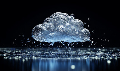 3D abstract visuals and futuristic elements isolated on black, designed for versatile commercial use across technology, minimal, sci-fi, and eco concepts