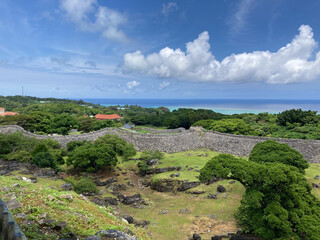 沖縄　遺跡　今帰仁城跡　世界遺産