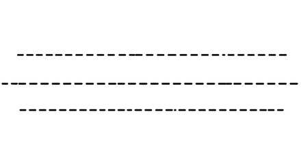 Fototapeta premium Abstract seamless pattern of short dashes isolated on white background