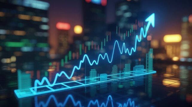 High-Tech Stock Analysis Showing Market Upswing