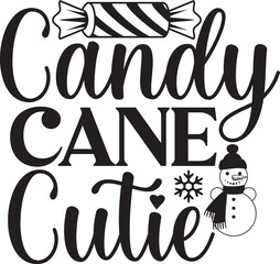 Basic RGB Candy Cane Cutie svg design