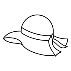 vector illustration of hat