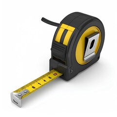Tape Measure Isolated on White Background