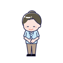 介護士／ななめ／女性 08