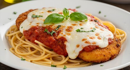 Delicious Italian pasta dishes: spaghetti with meatballs or tomato sauce, a healthy and satisfying meal