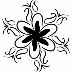 Flower vector illustration 