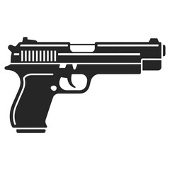 Simple Pistol Icon