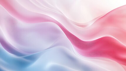 Obraz premium Delicate, flowing fabric with pastel hues.